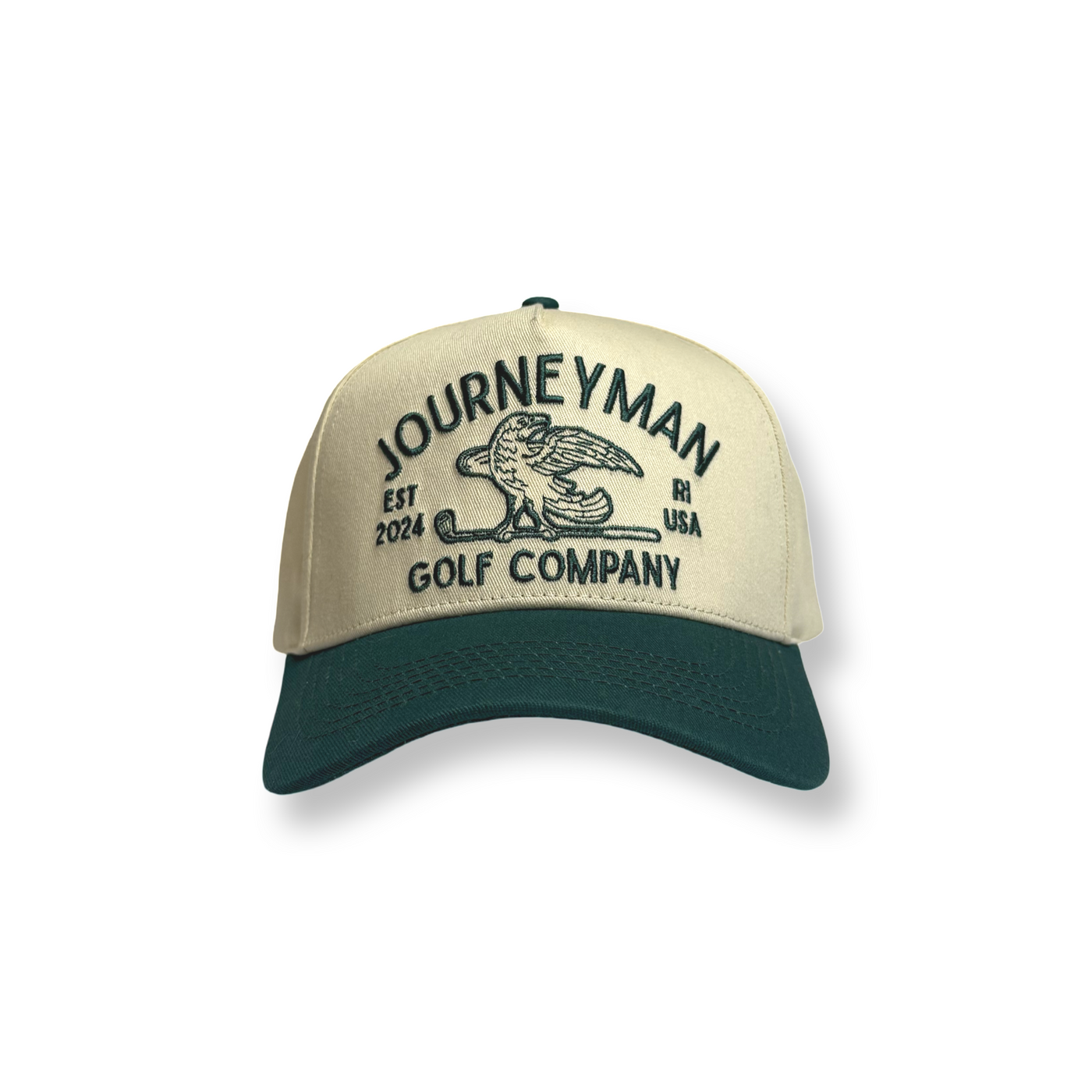 JMGC Eagle Hat | Pine Green & Khaki